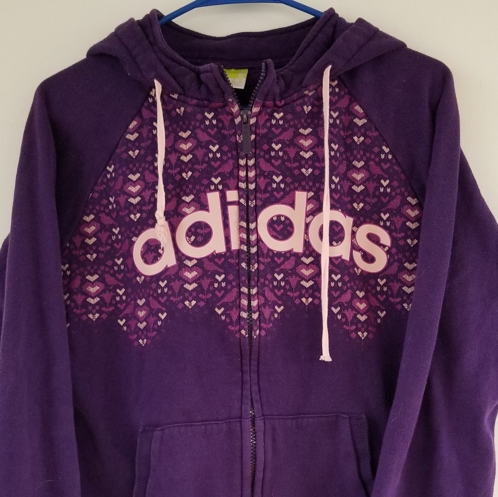 Adidas zip up hoodie